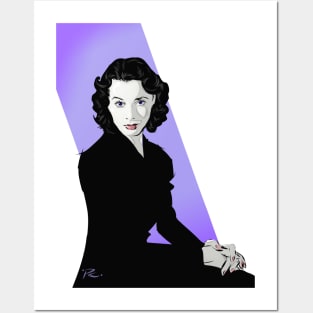 Vivien Leigh - An illustration by Paul Cemmick Posters and Art